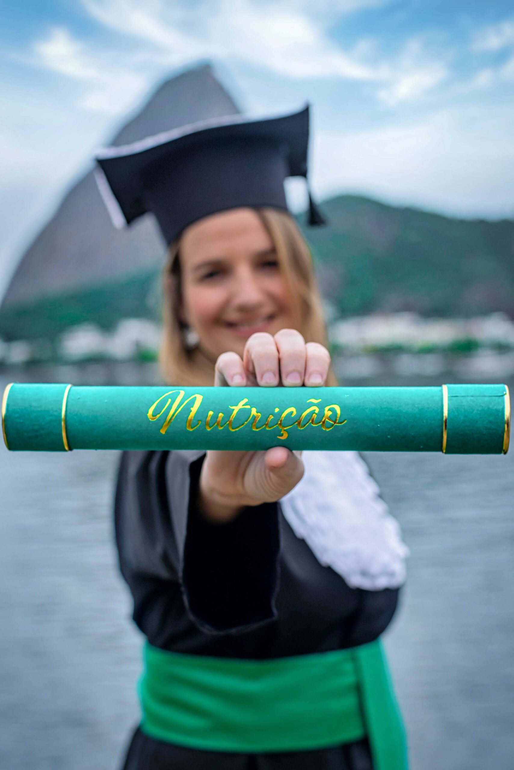 Ensaio com família formatura